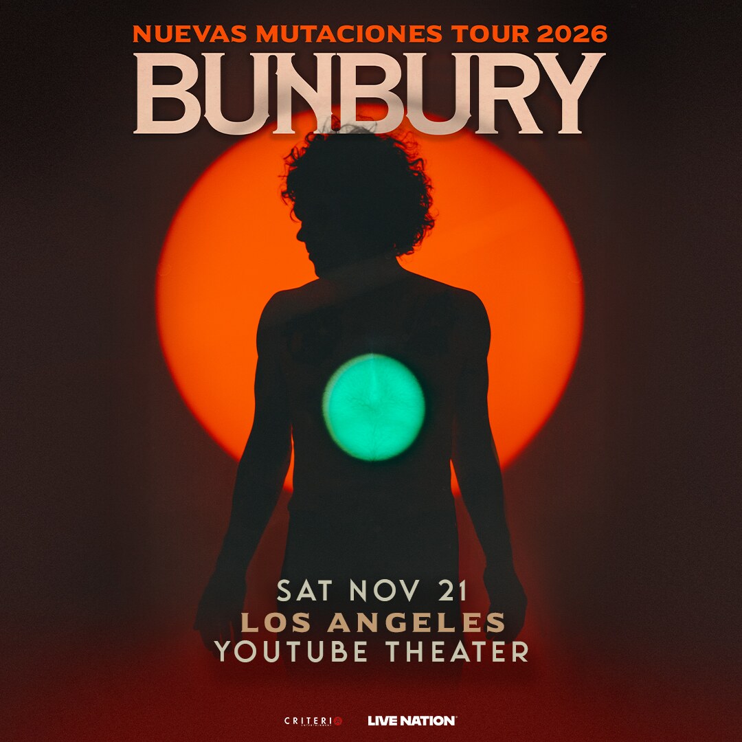 Bunbury — Nuevas Mutaciones Tour 2026