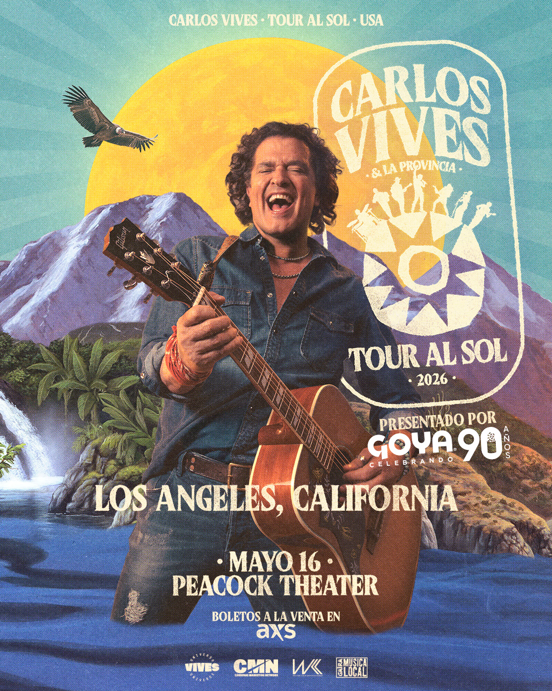 Carlos Vives Tour al Sol — Portrait Format