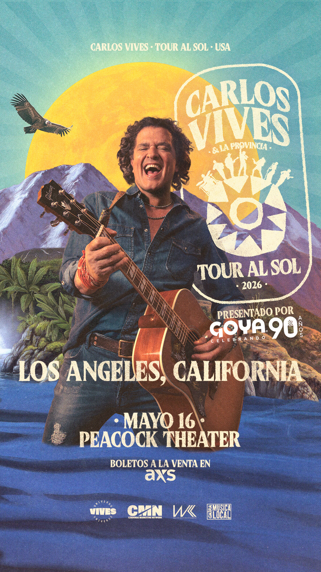 Carlos Vives Tour al Sol — Story Format